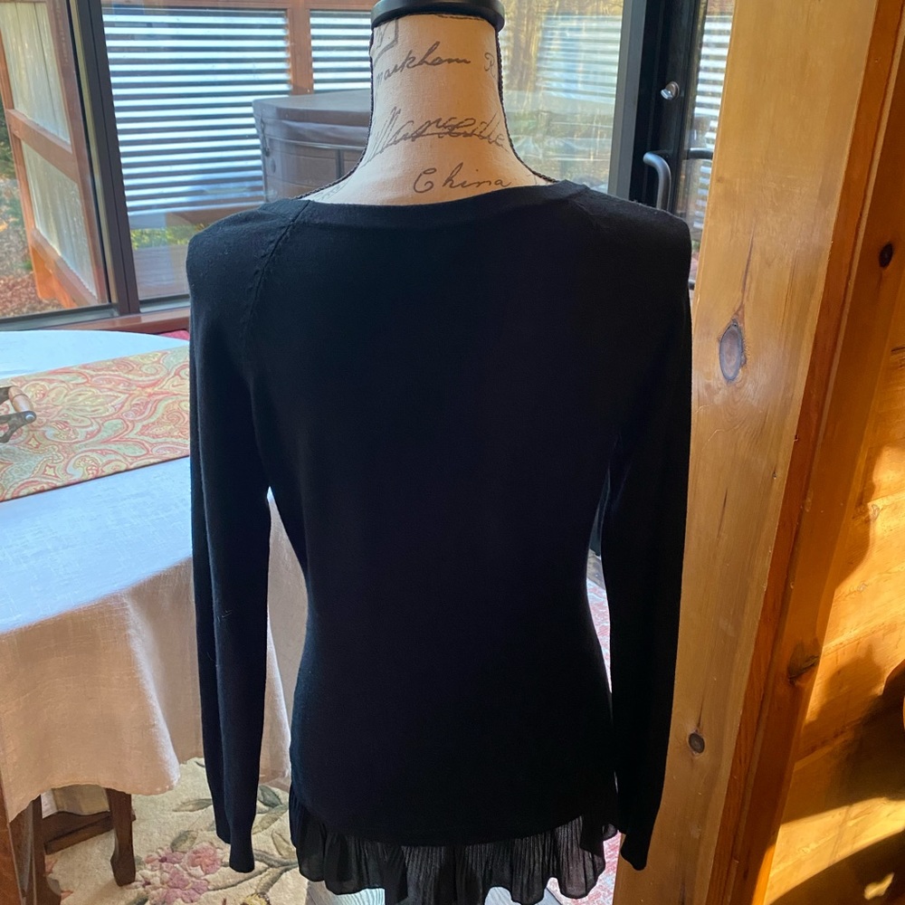 Soft Sweater Top with Ruffle - Picture 2 of 3